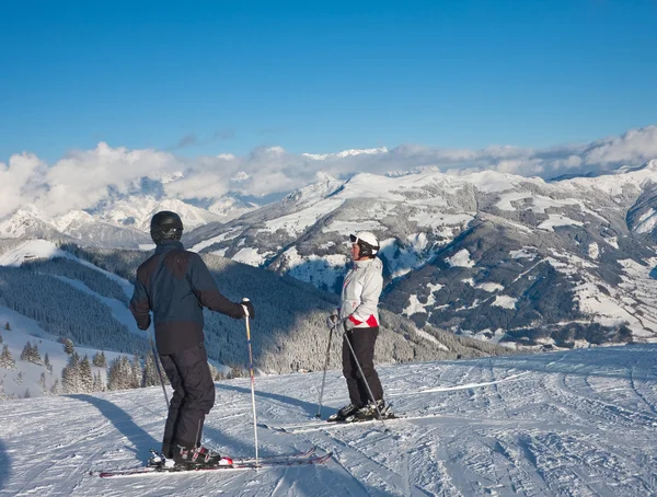 滑雪度假村喜来。奥地利 — 图库照片