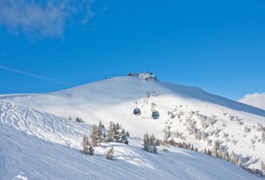 Ski resort zell am bakın. Avusturya