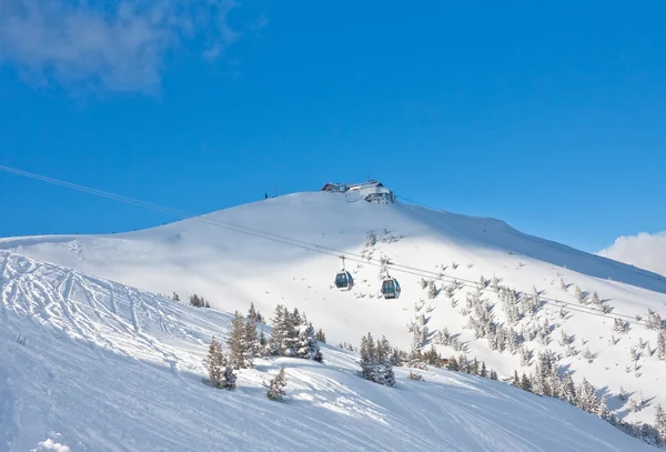 Estación de esquí Zell am See. Austria — Foto de Stock