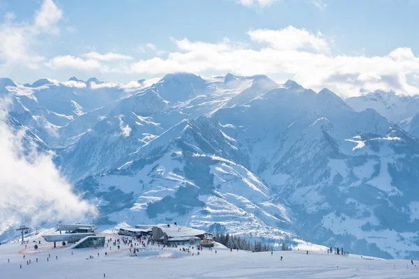 스키 리조트 젤 오전 참조 하십시오입니다. 오스트리아 — 스톡 사진