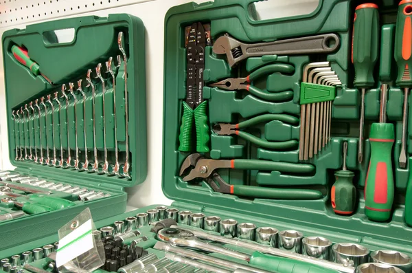 A box of tools to repair instruments — Stock Photo, Image