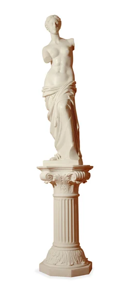Sádrovcová socha ženy — Stock fotografie