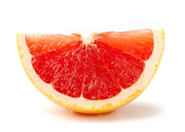 Felie de grapefruit — Fotografie, imagine de stoc