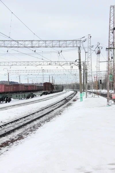 stock image Railway. Rails.