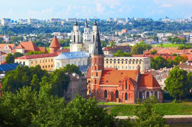 Panorama Kaunas aleksotas Hill, Litvanya