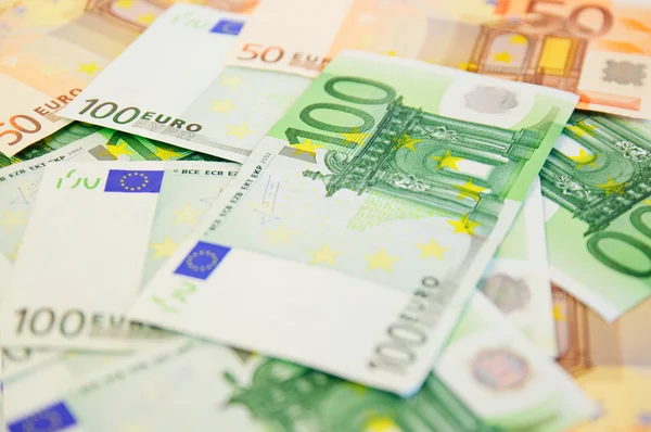 Tło z banknotów euro — Zdjęcie stockowe
