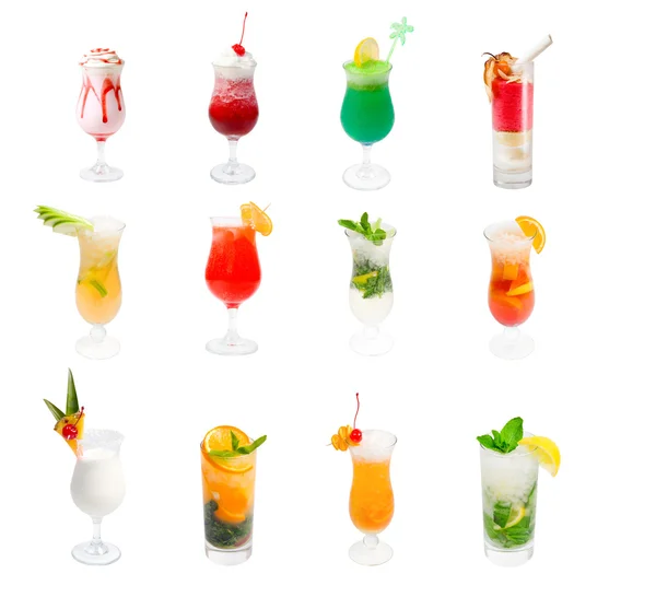 Cocktail realistic set — Stock Vector © macrovector #64846581