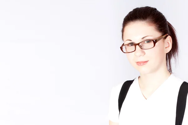 Portrait de la femme d'affaires portant des lunettes — Photo
