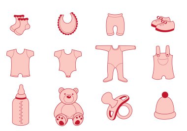 baby clothes clipart