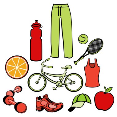 healthy life style clipart