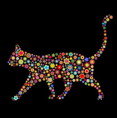 cat shape clipart