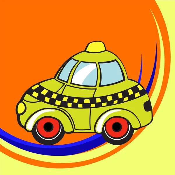 Funky taxi — Stockvector