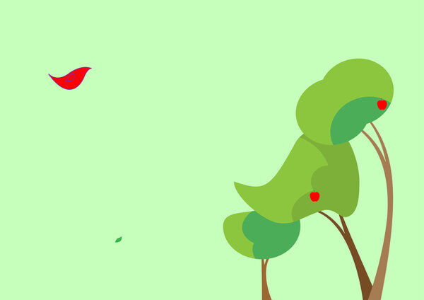 Три сюрреалистических дерева
