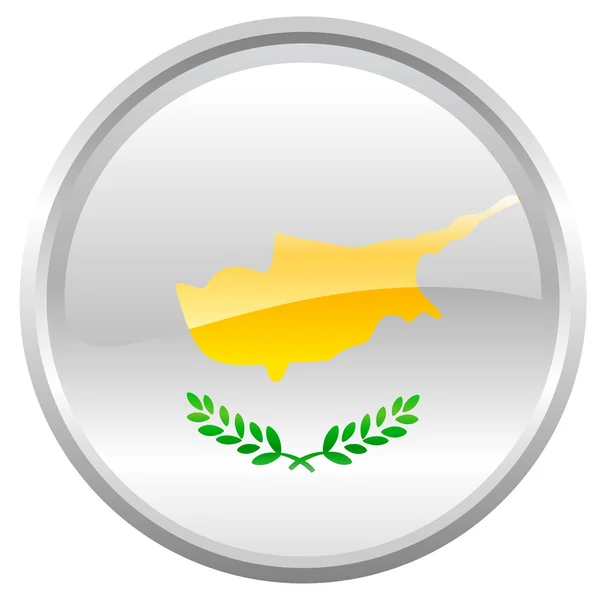 Vlag van cyprus — Stockvector