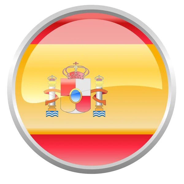 Reino de bandeira de Espanha — Vetor de Stock