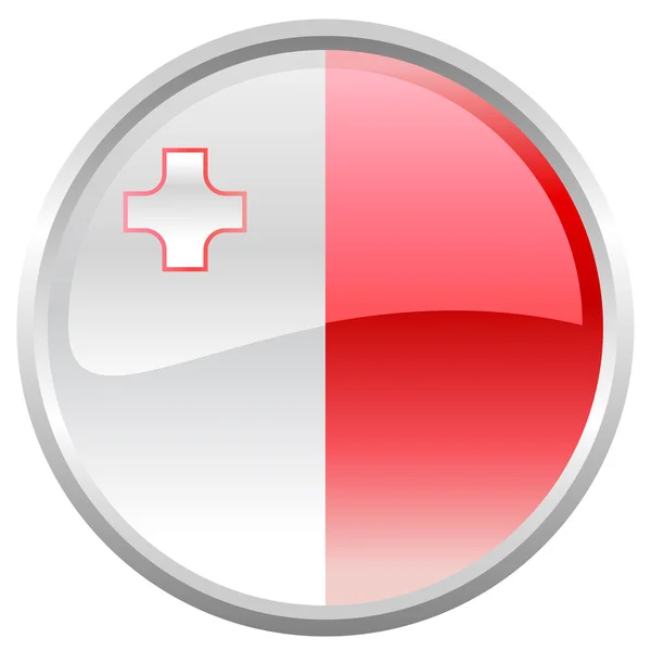 Flaggenrepublik Malta — Stockvektor