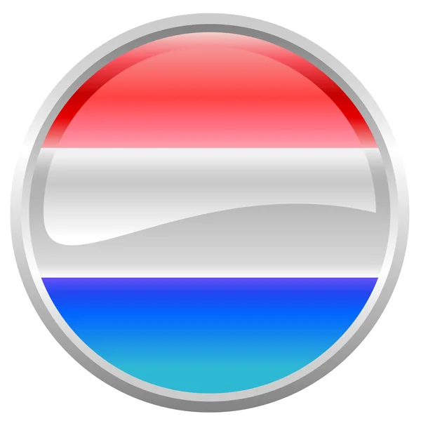 Luxemburgs flagg — Stock vektor