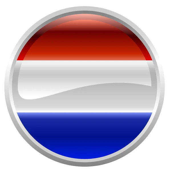 Vlajka Nizozemska — Stockový vektor