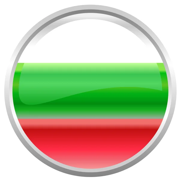 Flagge Bulgariens — Stockvektor