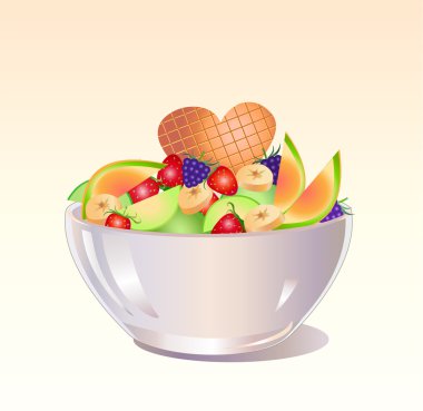 fruit salad clipart