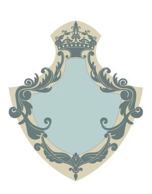 Heraldic shield clipart