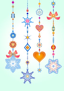 Decorative Wind Chimes clipart