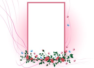 çerçeve çiçek
