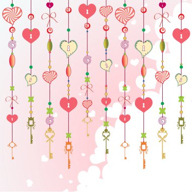 Decorative Wind Chimes clipart