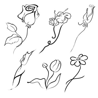 flowers Design Set clipart