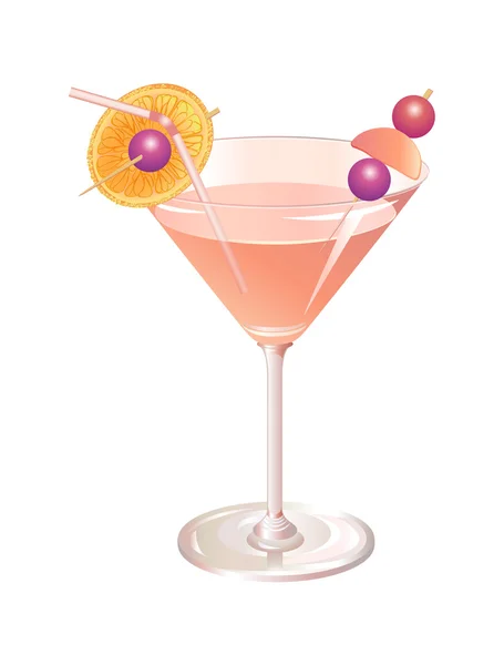Cocktail drink — Stock Vector