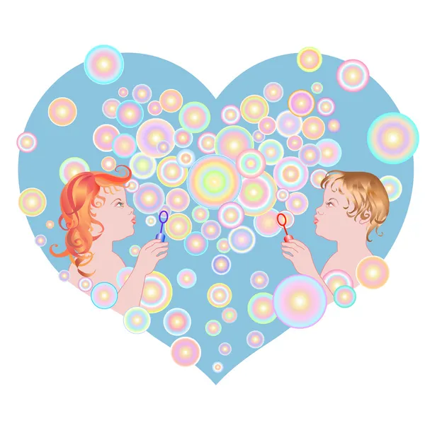 Мильні бульбашки — стоковий вектор
