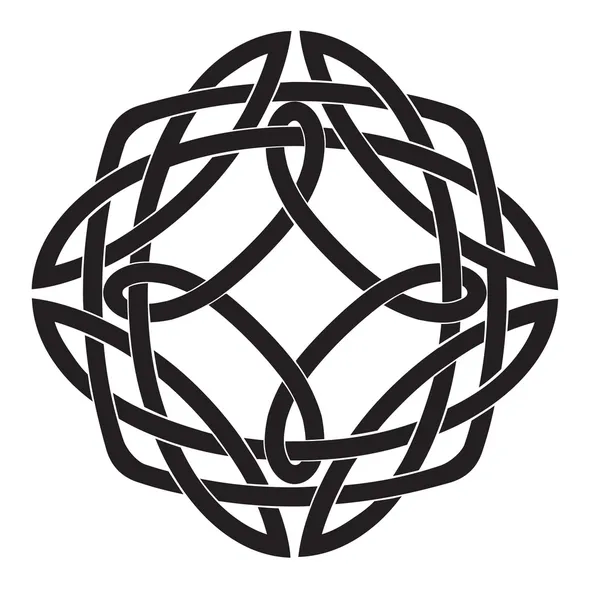 Celtic knot motifi — Stok Vektör