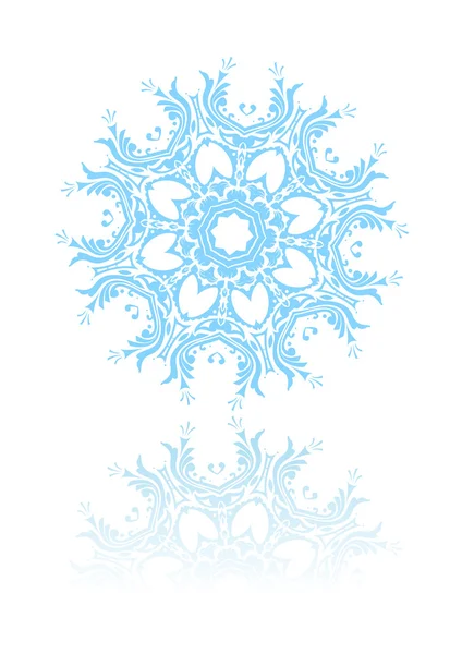 Красивая снежинка — стоковый вектор
