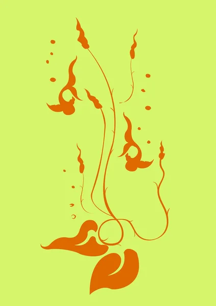 Poisson et algues — Image vectorielle