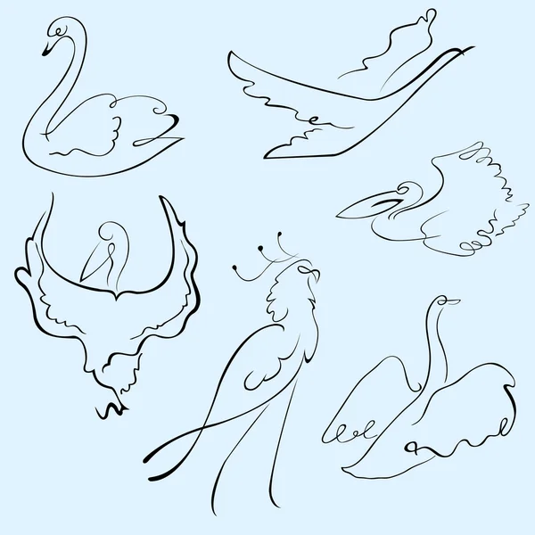 鸟设计集 — 图库矢量图片