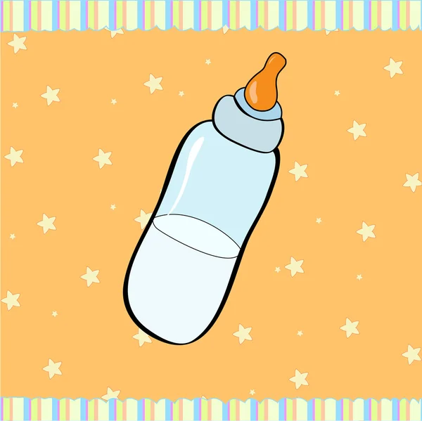 Bebek şişesi — Stok Vektör
