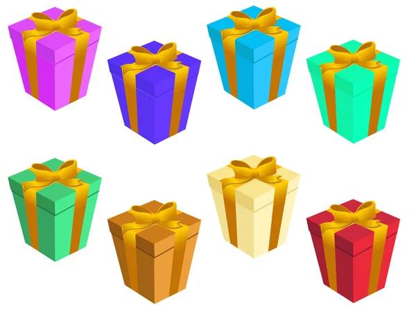 Gift boxs — Stock Vector