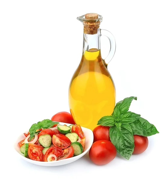 Salad with ingredient — Stock Photo, Image