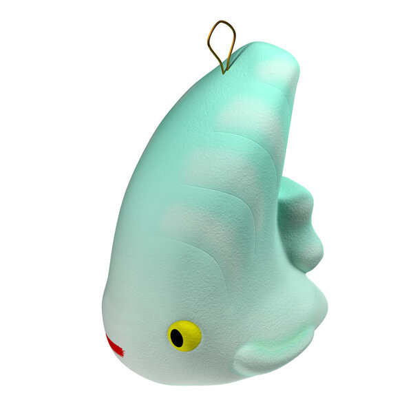 Рождественская елка украшения рыбы скалярия
