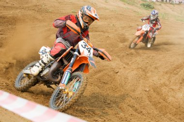 XX International motocross in Vladimir clipart