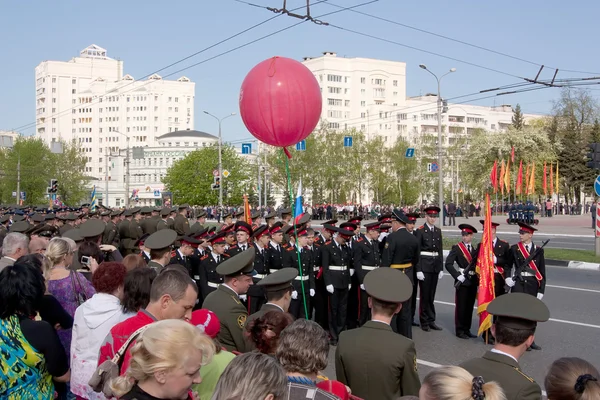 Parade of victory. Vladimir, May 9, 2009 — Stock Photo, Image