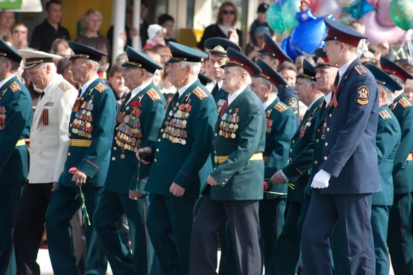 Parada zwycięstwa. Vladimir, 9 maja 2009 — Zdjęcie stockowe