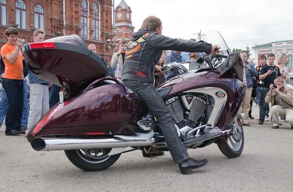 Harley-Davidson Міжнародний ралі — стокове фото