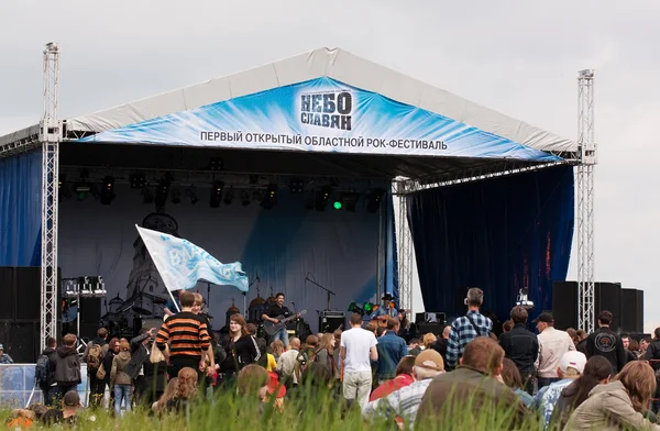 Open-air rock festival - Stock-foto