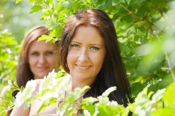 Portrait of women in spring — Stock Photo, Image