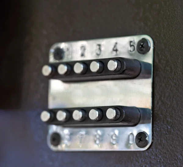 Close-up van numerieke lock — Stockfoto