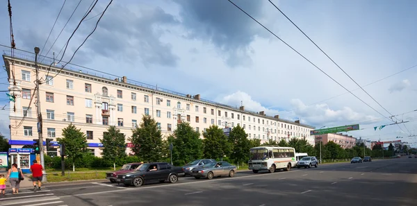 Blick auf die Straße ivanovo - lenin — Stockfoto
