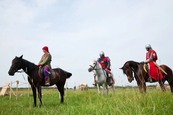 Cavaleiros de cavalo — Fotografia de Stock