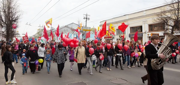 Marcha del Día Internacional de los Trabajadores —  Fotos de Stock