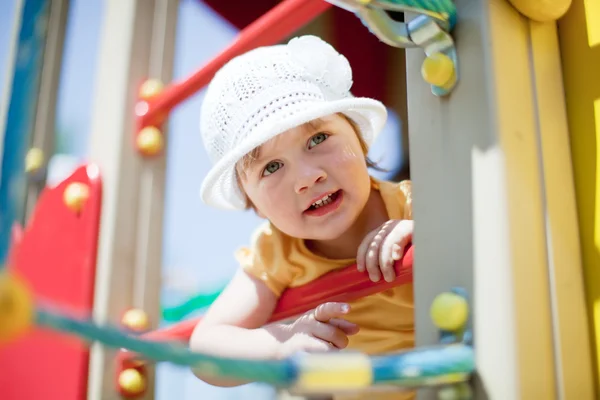 Child in playground area — Stock Photo, Image